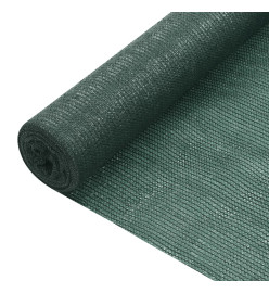 Filet brise-vue Vert 1,2x50 m PEHD 75 g/m²