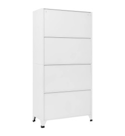 Armoire à casier avec 6 compartiments Acier 90x45x180 cm Gris