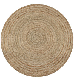 Tapis Jute tressé 120 cm rond