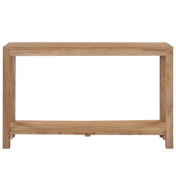 Table console 120 x 35 x 75 cm Bois de teck massif