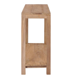 Table console 120 x 35 x 75 cm Bois de teck massif