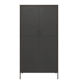 Garde-robe Anthracite 90x50x180 cm Acier