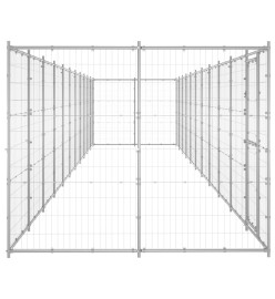 Chenil extérieur Acier galvanisé 26,62 m²