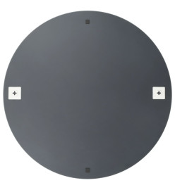 Miroir rond sans cadre 90 cm Verre