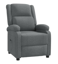 Fauteuil inclinable Gris foncé Tissu