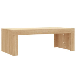 Table basse chêne sonoma 102x50x36 cm bois d'ingénierie