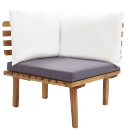 Salon de jardin 5 pcs Bois d'acacia massif
