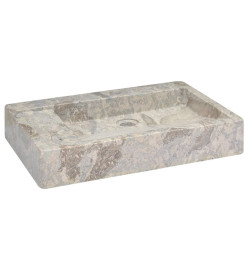 Lavabo Gris 58x39x10 cm Marbre