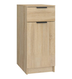 Armoire de bureau Chêne sonoma 33,5x50x75 cm Bois d'ingénierie