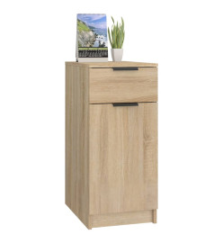 Armoire de bureau Chêne sonoma 33,5x50x75 cm Bois d'ingénierie