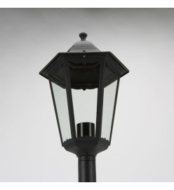 Smartwares Lampadaire de jardin 60 W Noir 175 cm CLAS5000.035