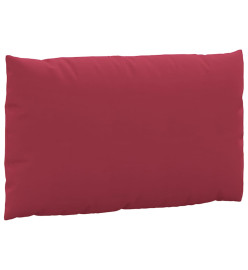 Coussins de palette 2 pcs rouge bordeaux tissu oxford