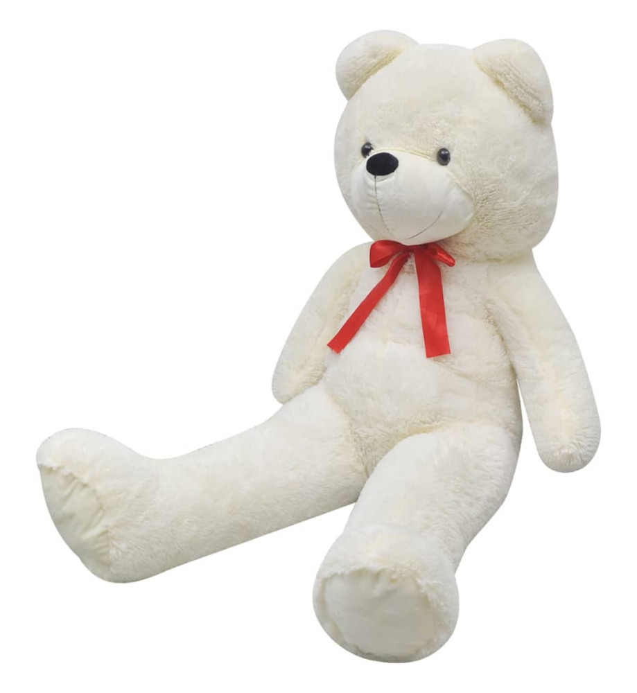 Ourson en peluche XXL Blanc 85 cm