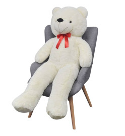 Ourson en peluche XXL Blanc 85 cm