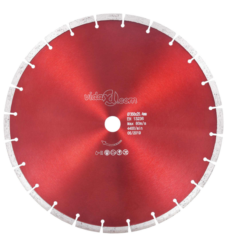 Disque de coupe diamanté Acier 350 mm