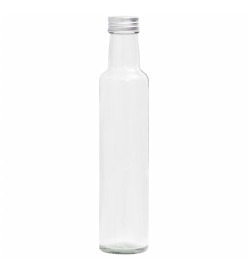 Petites bouteilles en verre 260 ml avec bouchon à vis 10 pcs