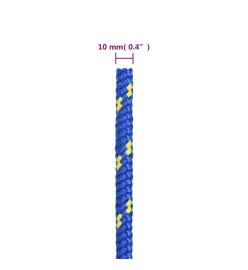 Corde de bateau Bleu 10 mm 100 m Polypropylène