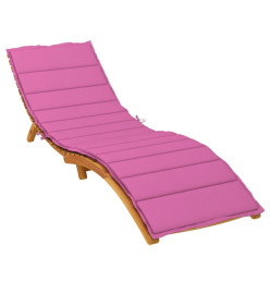 Coussin de chaise longue rose tissu oxford