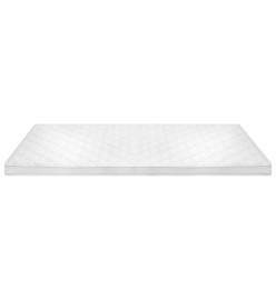 Sur-matelas 80 x 200 cm Mousse froide Profil d'œuf 6 cm