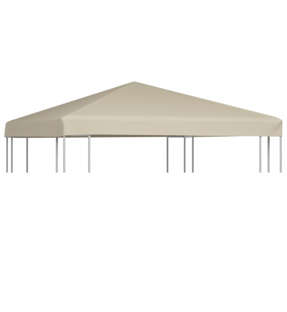 Couverture de toit de belvédère 310 g / m² 3x3 m Beige