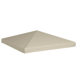 Couverture de toit de belvédère 310 g / m² 3x3 m Beige