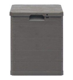 Boîte de rangement de jardin 90 L Marron