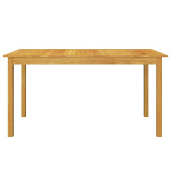 Ensemble de salle à manger de jardin 5 pcs Marron