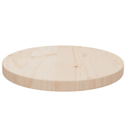 Dessus de table Ø30x2,5 cm Bois de pin massif