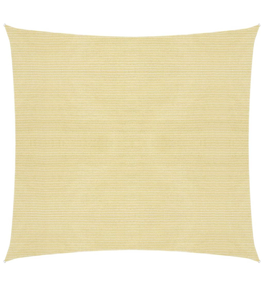 Voile d'ombrage 160 g/m² Beige 3x3 m PEHD