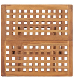 Table pliable de jardin 50x50x50 cm Bois de teck solide