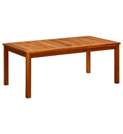 Table basse de jardin 110x60x45 cm Bois solide d'acacia