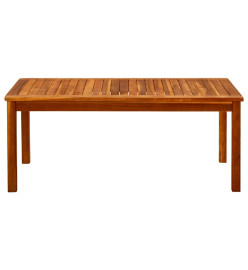 Table basse de jardin 110x60x45 cm Bois solide d'acacia