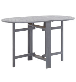 Mobilier à dîner de jardin 5 pcs Bois d'acacia massif Gris