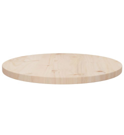 Dessus de table Ø50x2,5 cm Bois de pin massif