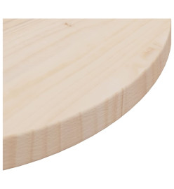 Dessus de table Ø50x2,5 cm Bois de pin massif