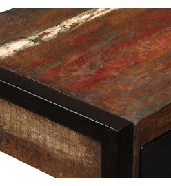 Bureau avec 2 tiroirs Bois de récupération massif 120x50x76 cm