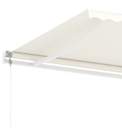 Auvent automatique sur pied 300x250 cm Crème