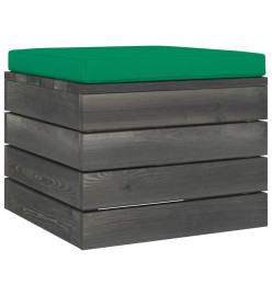 Salon de jardin palette 12 pcs avec coussins Bois de pin massif