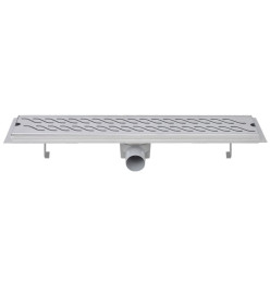 Drain de douche linéaire 2 pcs 630 x 140 mm Acier inoxydable