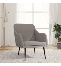 Fauteuil Taupe 63x76x80 cm Tissu