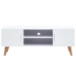 Meuble TV Blanc 120x40x46 cm MDF