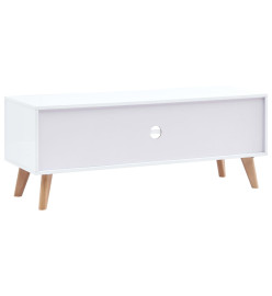 Meuble TV Blanc 120x40x46 cm MDF