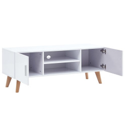 Meuble TV Blanc 120x40x46 cm MDF