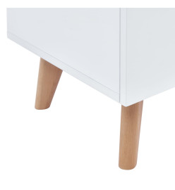 Meuble TV Blanc 120x40x46 cm MDF