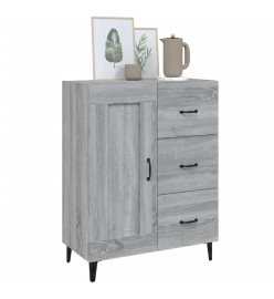 Buffet Sonoma gris 69,5x34x90 cm Bois d'ingénierie