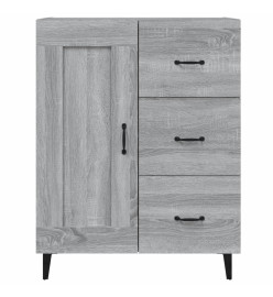 Buffet Sonoma gris 69,5x34x90 cm Bois d'ingénierie