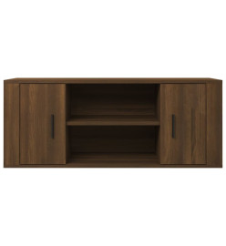 Meuble TV Chêne marron 100x35x40 cm Bois d'ingénierie