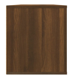 Meuble TV Chêne marron 100x35x40 cm Bois d'ingénierie