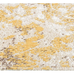 Tapis à tissage plat d'extérieur 100x200 cm Jaune