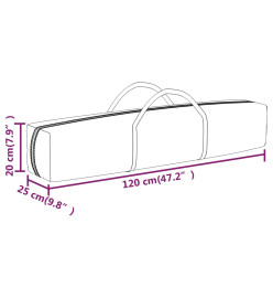 Tente de réception pliable avec parois Taupe 3x6 m